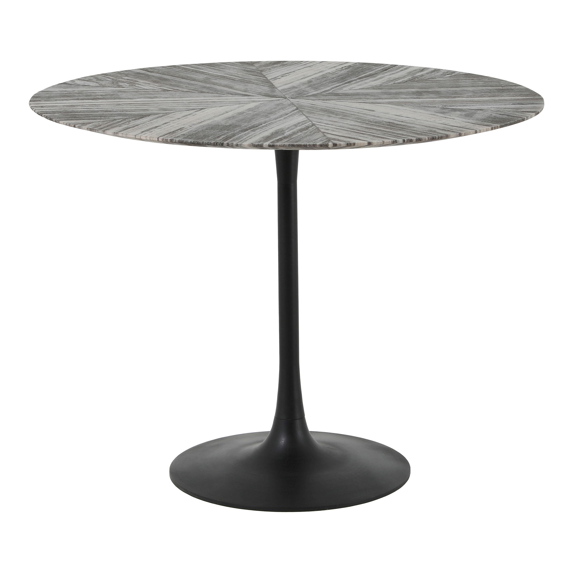 Nyles Marble Dining Table, by Moe's Home, 39" width x 30" height x 39" depth View 1