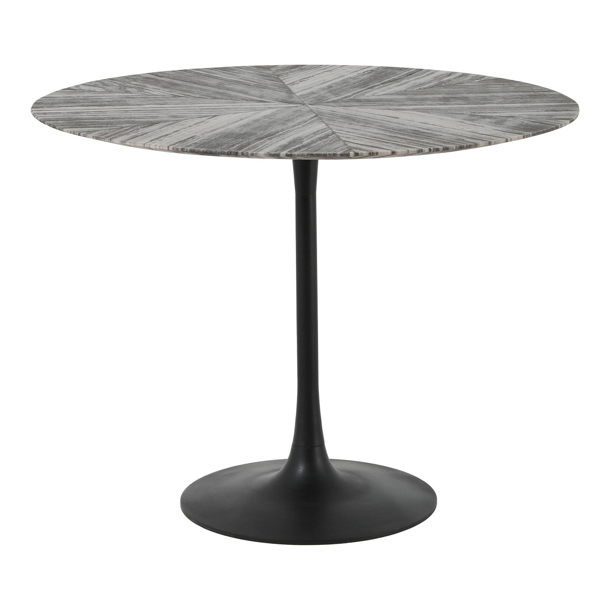 Nyles Marble Dining Table, by Moe's Home, 39" width x 30" height x 39" depth View 1