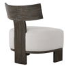 Finlay Dark Walnut Accent Chair, Furniture by Uttermost, 27.5" width x 32.25" height x 25.5" depth thumbnail 7