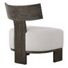 Finlay Dark Walnut Accent Chair, by Uttermost, 27.5" width x 32.25" height x 25.5" depth thumbnail 7