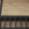 Miles Black Metal with Light Wood Nesting End/Side Table thumbnail 10