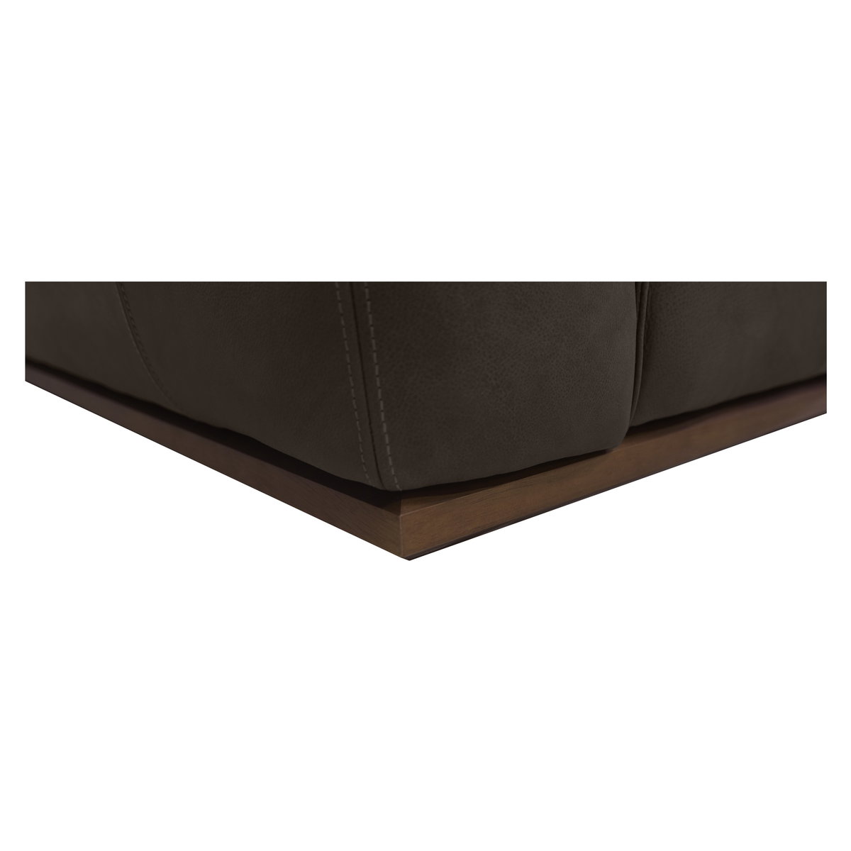 Clove L-shaped Sectional Deep Brown, Sectional Sofa by Moe's Home, 127.2" width x 22" height x 127.2" depth View 4