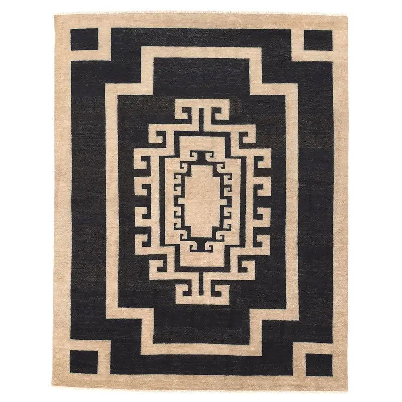 Jaipur Living Kyrenia CYP07 Handknotted Oriental Black Area Rug (8'x10') large image 