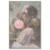 Roses and Rebellion - With Diamond Dust and Glitter (Black Glitter, Diamond Dust), Art by Oliver Gal,  24x36 thumbnail 1