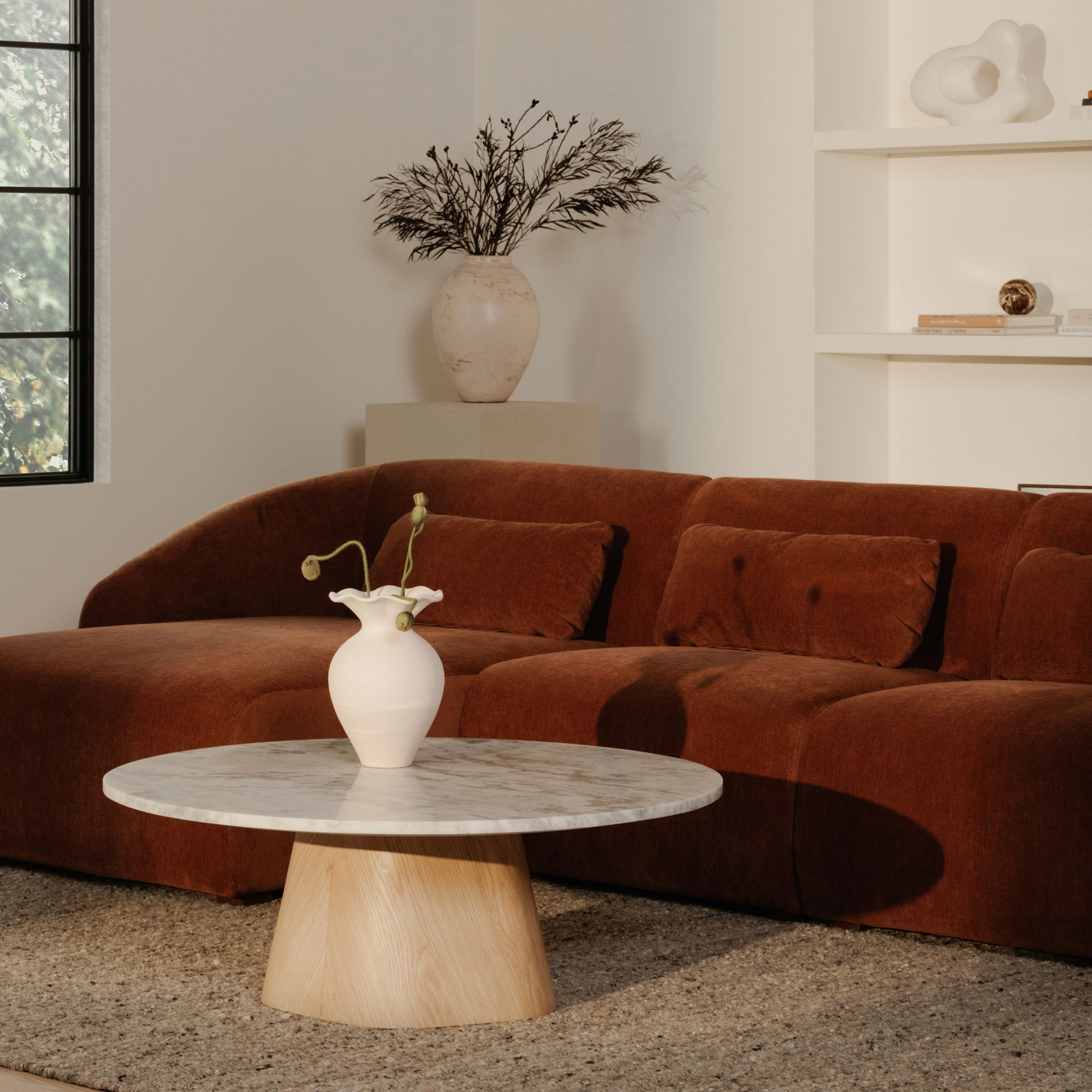 Amelia Lounge Modular Right Sectional Chestnut large image 