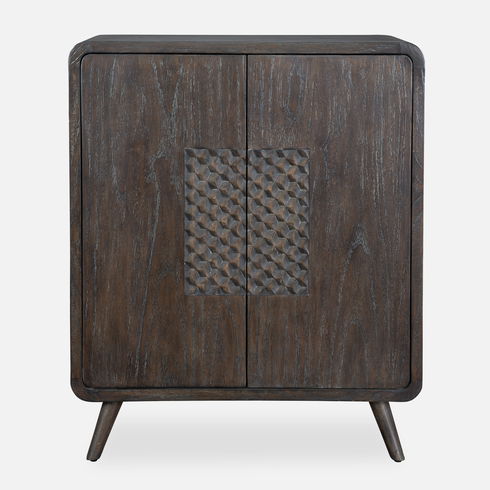 Hausen 2 Door Mid-Century Cabinet
