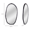 Foundry Oval Mirror Black thumbnail 4