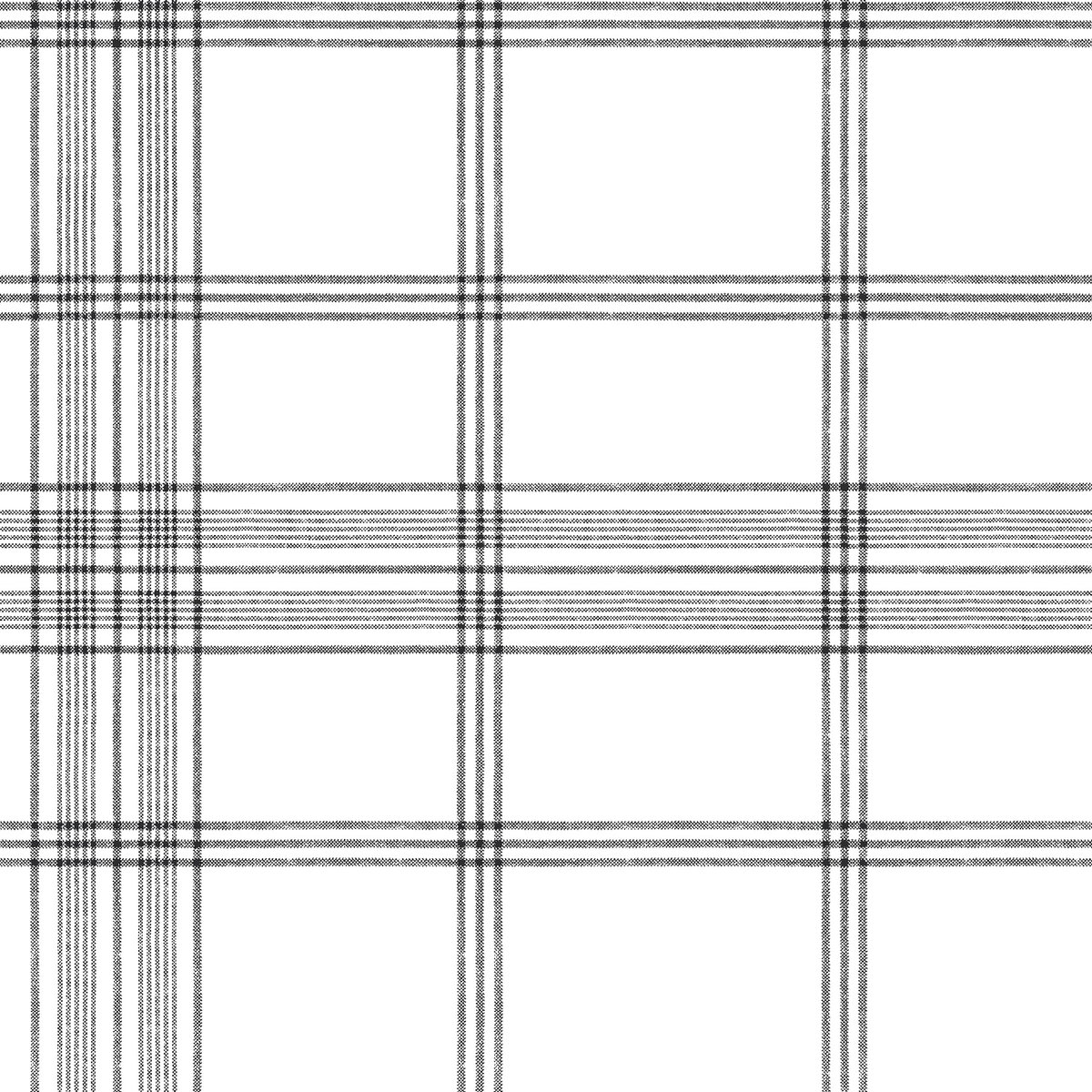 Charter Plaid Black Wallpaper, by York Wall, 33' length x 1'8.5" width x 0.02" depth