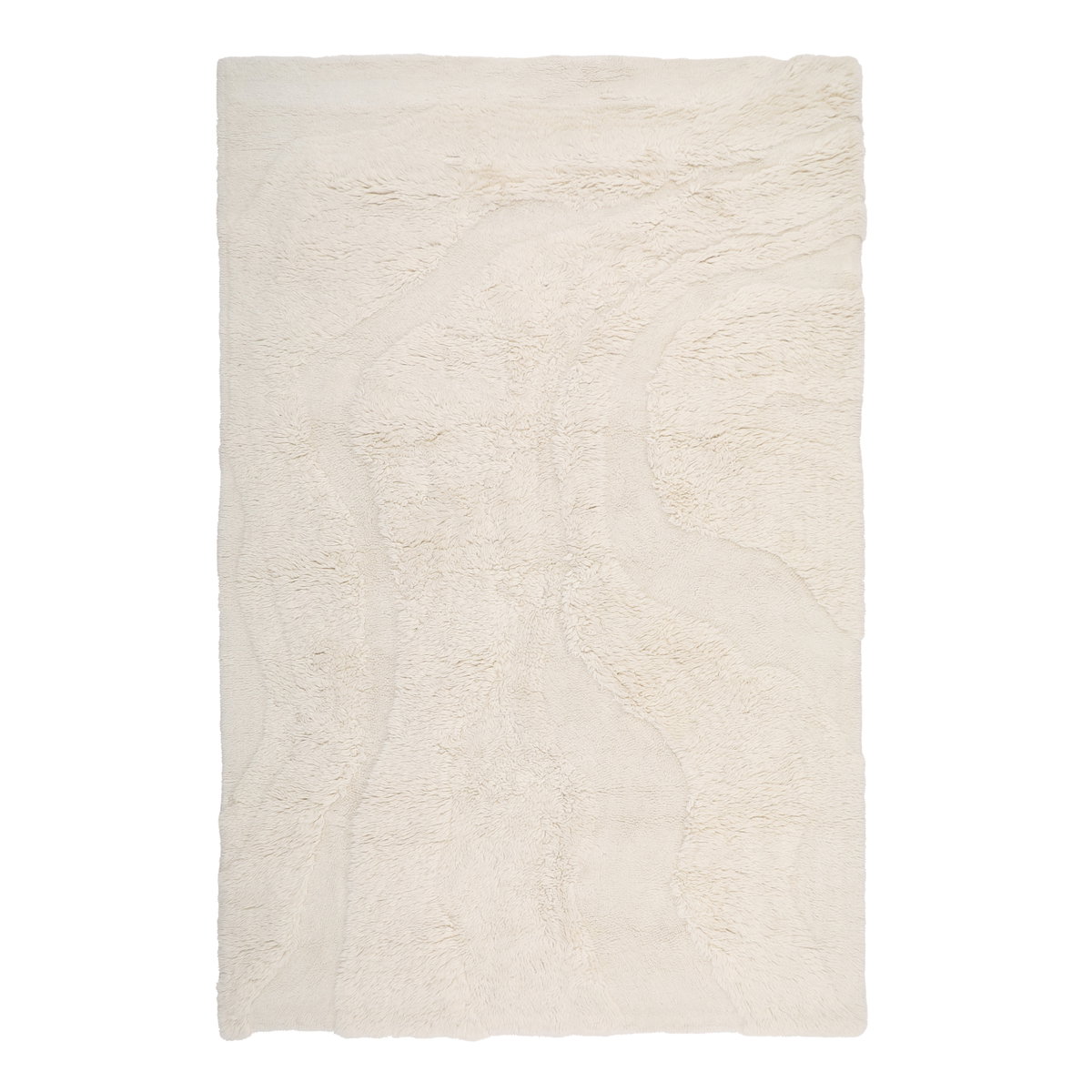 Oceano Rug Ivory 6×9, by Dovetail, 6'1" width x 1" height x 9' depth View 1