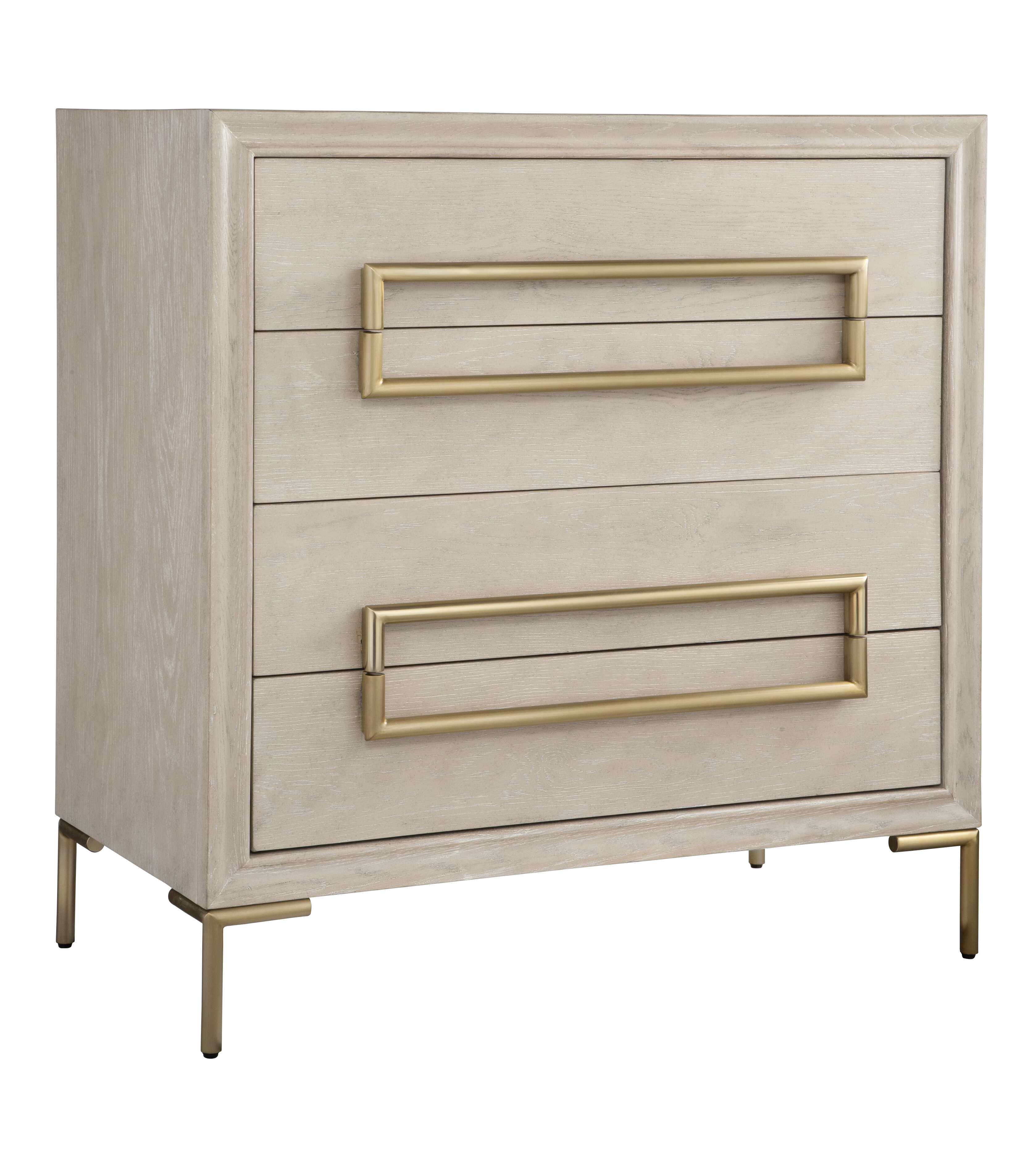 Alessia Light Oak Accent Chest, Furniture by Uttermost, 34" width x 35" height x 18" depth View 5