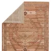 Jaipur Living Ziba JIN01 Handknotted Medallion Blush and Beige Runner Rug (3'x10'), 6' width x 9' height x 0.5" depth thumbnail 2