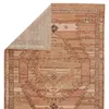 Jaipur Living Ziba JIN01 Handknotted Medallion Blush and Beige Runner Rug (3'x10') thumbnail 1