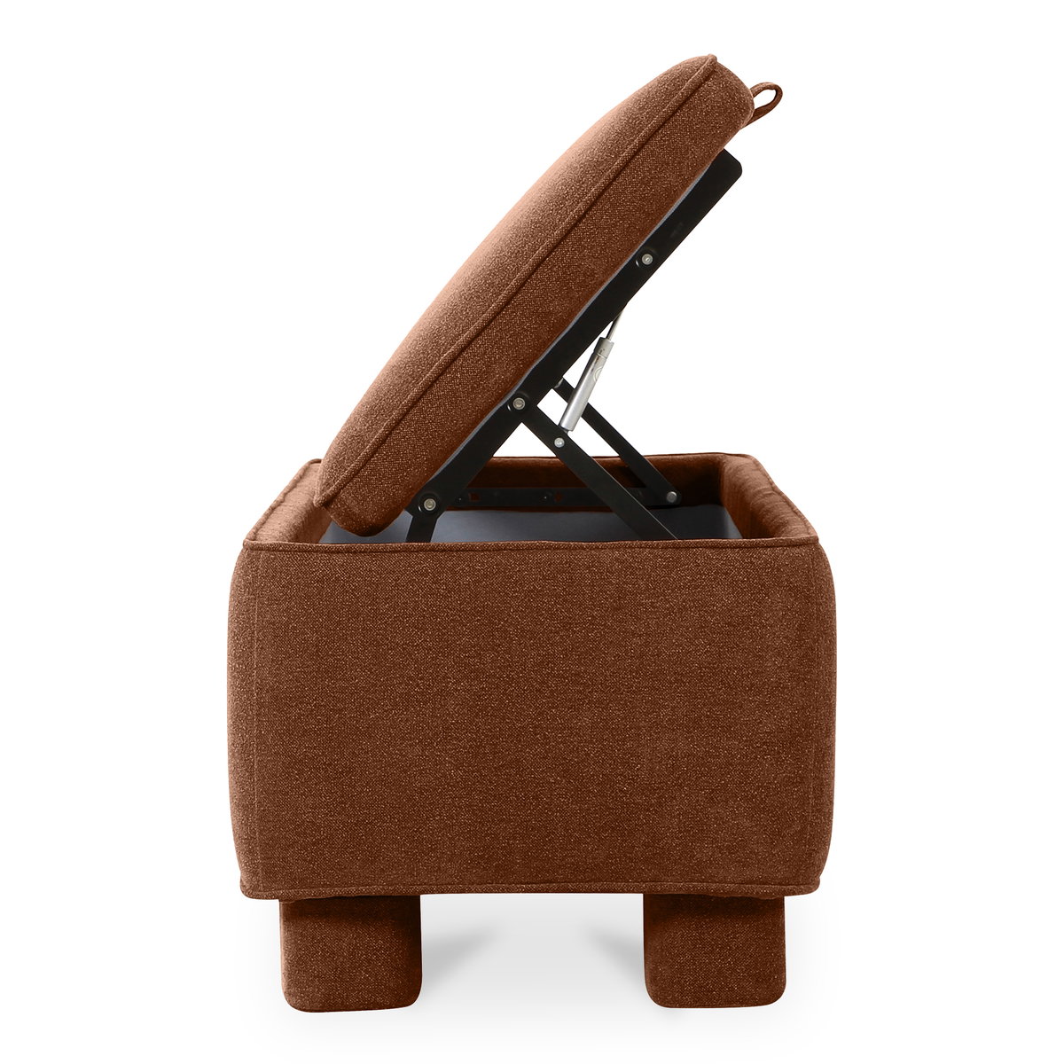 Ichigo Storage Bench Deep Orange, Benche by Moe's Home, 59" width x 18" height x 20" depth View 5