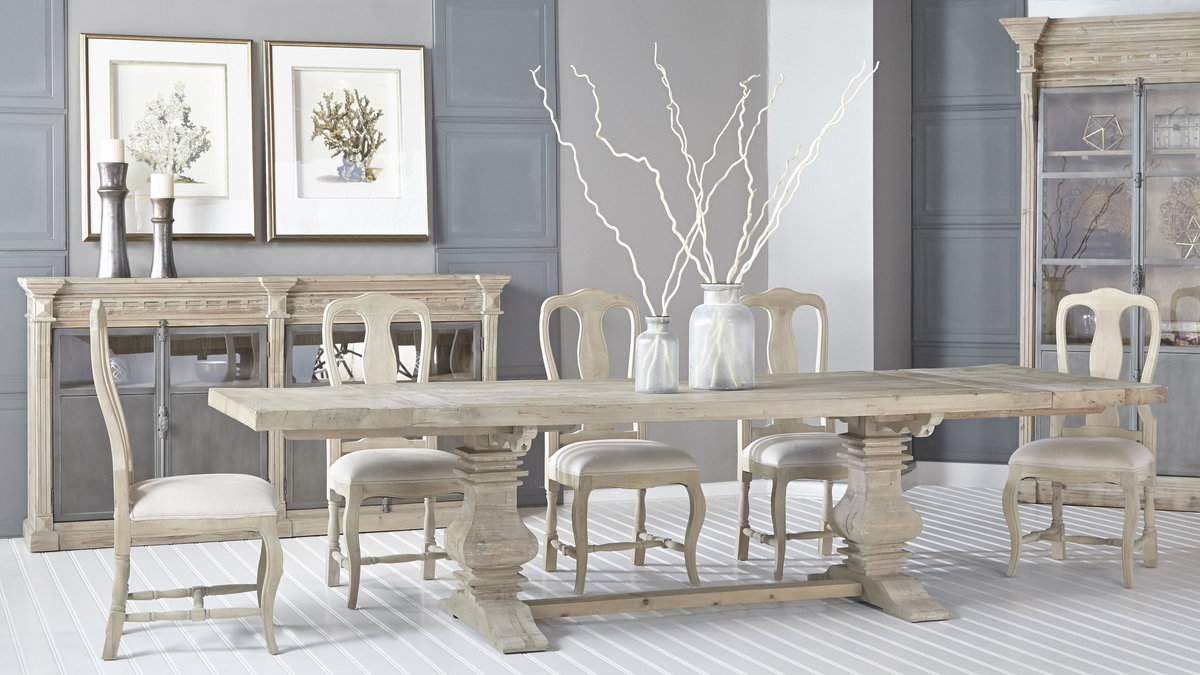 Monastery Extension Dining Table, by Essentials for Living, 84" width x 30" height x 43" depth View 11