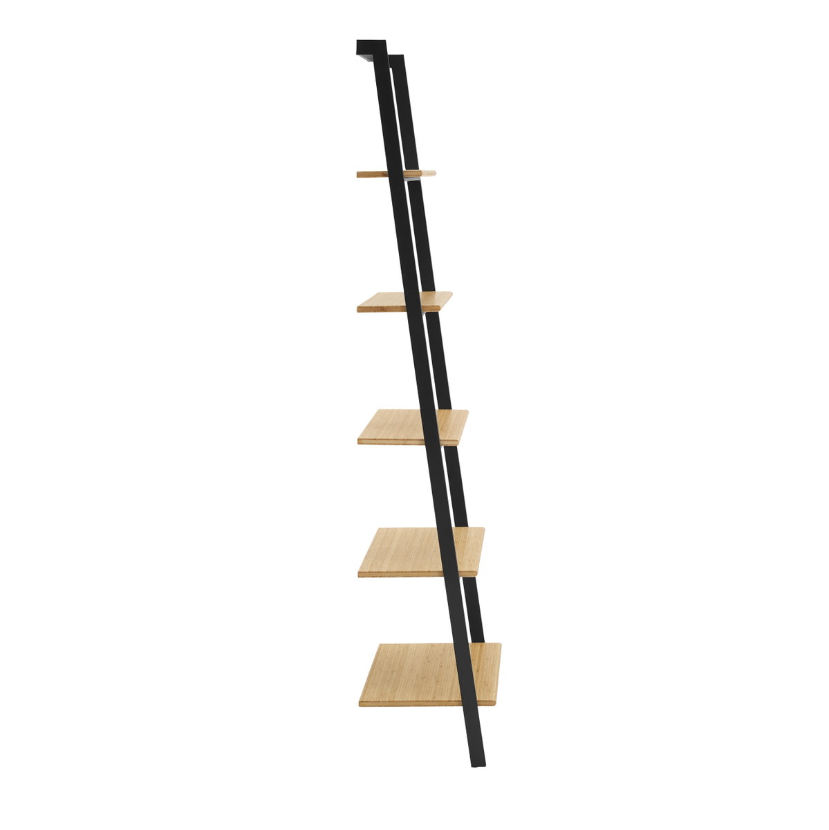 Santa Cruz Leaning Shelf, Wheat, Shelving & Bookcase by Greenington, 25.2" length x 19" width x 76" height View 3