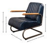 Bel-Air Arm Chair, Blue thumbnail 10