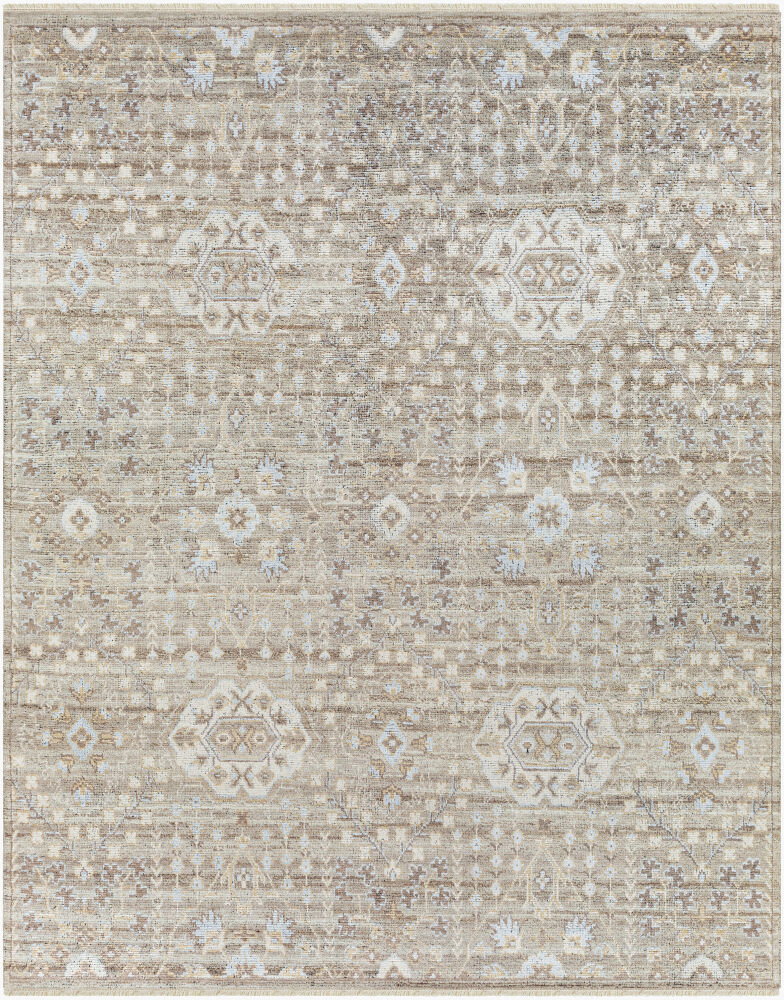 Kushal Handmade Rug, by Surya, 1'6" length x 1'6" width