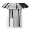 Celia Oval Dining Table Panda Marble thumbnail 2