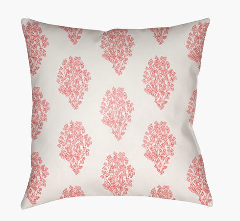 Moody Floral Accent Pillow