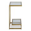 Musing Brushed Brass Accent Table thumbnail 5