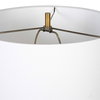 Monolith Gray Table Lamp, by Uttermost, 1'4" width x 2'4.5" height x 1'4" depth thumbnail 9