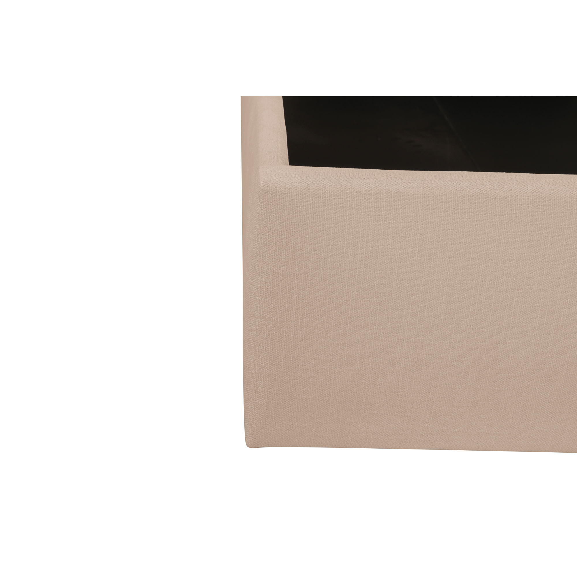 Sebastion King Storage Bed Cream large image 