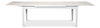 Rect. Extension Dining Table, White, by Sarreid, 81" length x 41" width x 45659" height thumbnail 11