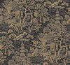 Chinoiserie Black & Gold Wallpaper, by York Wall, 27' length x 2'3" width x 0.02" depth thumbnail 1