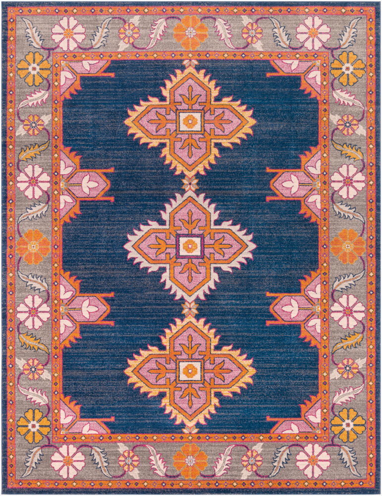 Harput Machine Woven Rug, by Surya, 9'0.27" length x 6'6.74" width