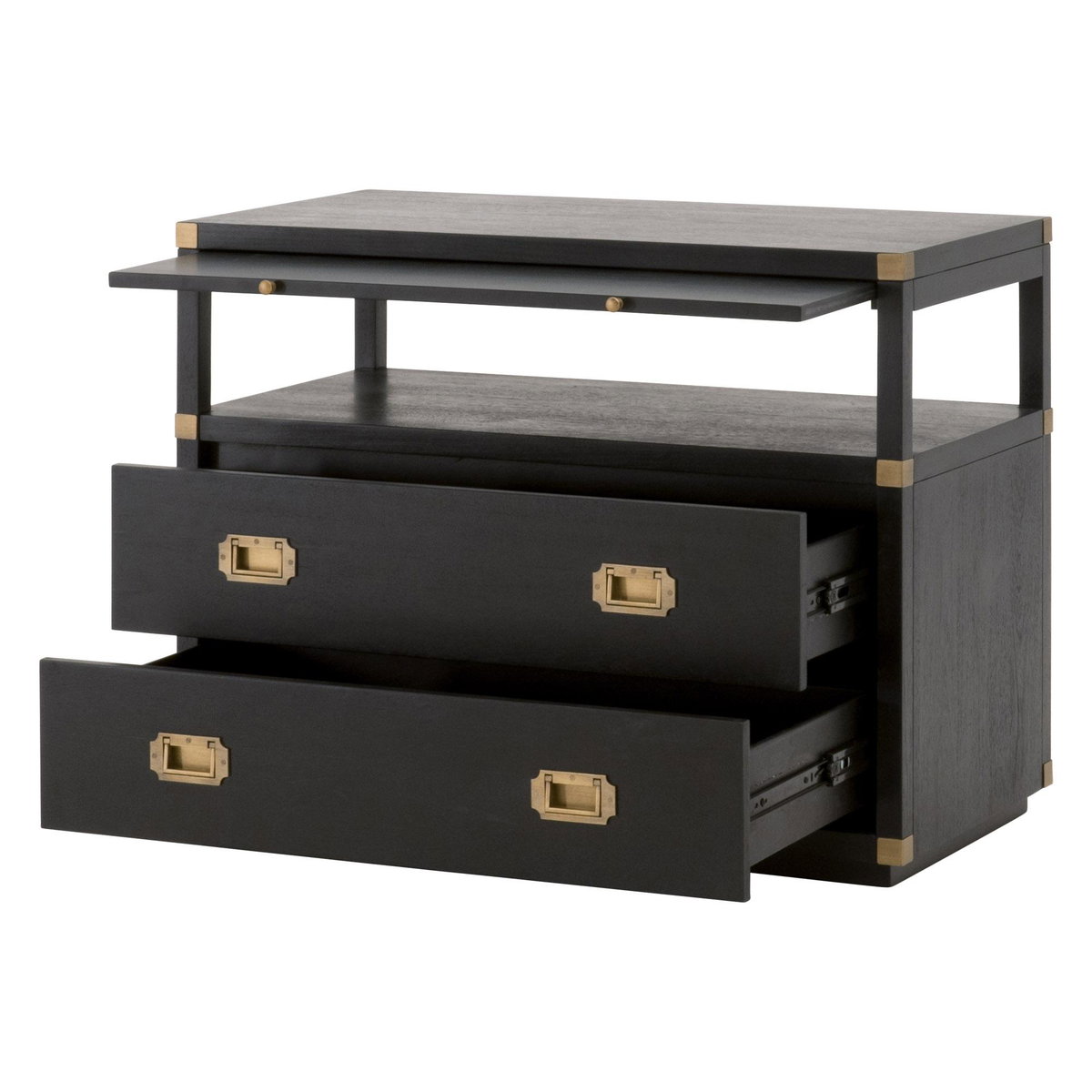 Bradley 2-Drawer Nightstand, by Essentials for Living, 35" width x 27" height x 17.75" depth View 4