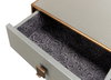 Gillian Two Drawer Nightstand  Storm Gry, by Sarreid, 1'3" length x 1'6" width x 2'1" height thumbnail 4