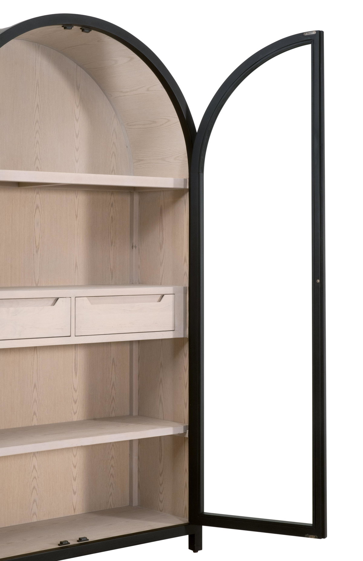 Toulouse Display Cabinet, Shelving & Bookcase by Essentials for Living, 47.5" width x 83" height x 17.75" depth View 16