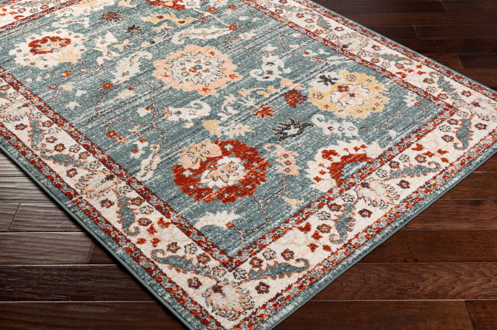 Tevazu Machine Woven Rug, by Surya, 6'11.86" length x 5'2.99" width