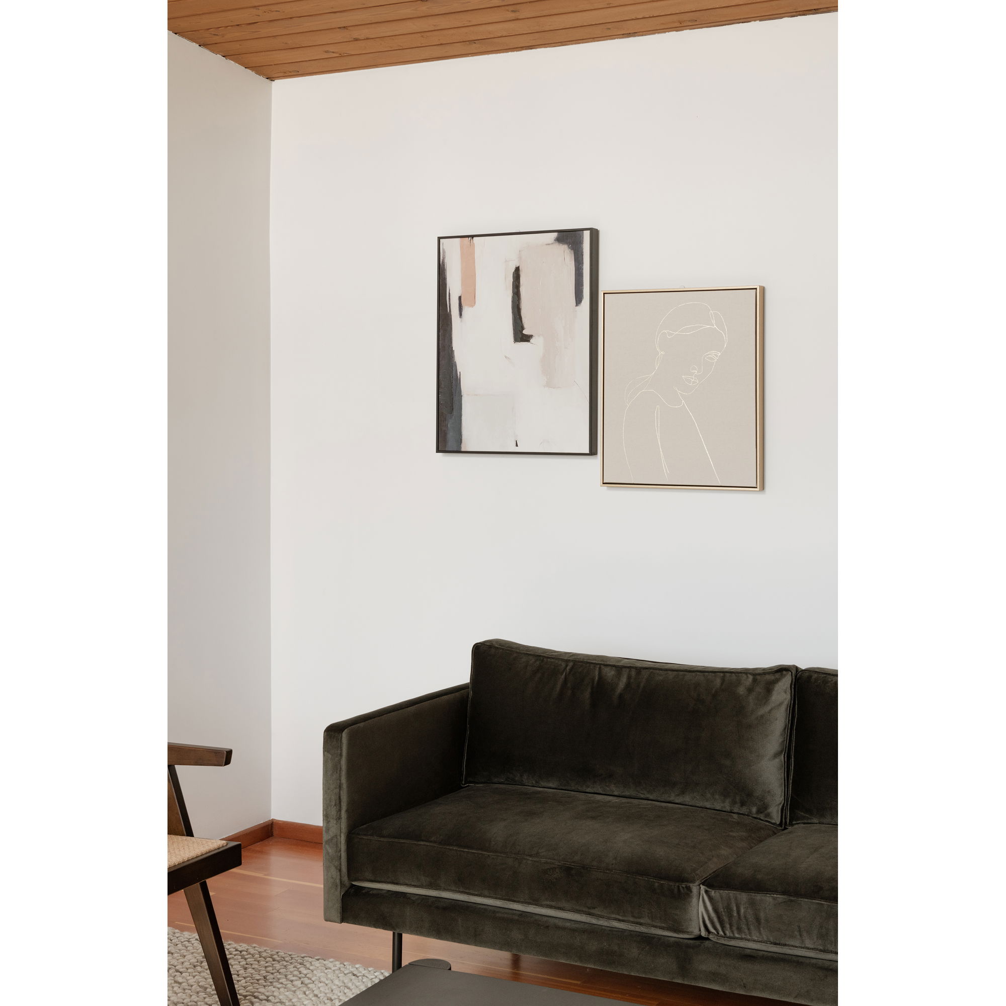 Raphael Sofa Dark Green large image 