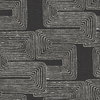 Zulu Signature Black Peel & Stick Wallpaper, by York Wall, 18' length x 1'8.5" width x 0.02" depth thumbnail