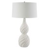 Twisted Swirl White Table Lamp, by Uttermost, 1'6" width x 2'8" height x 1'6" depth thumbnail 5