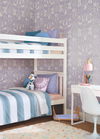 Disney Frozen 2 Nordic Purple Glitter Wallpaper thumbnail 1