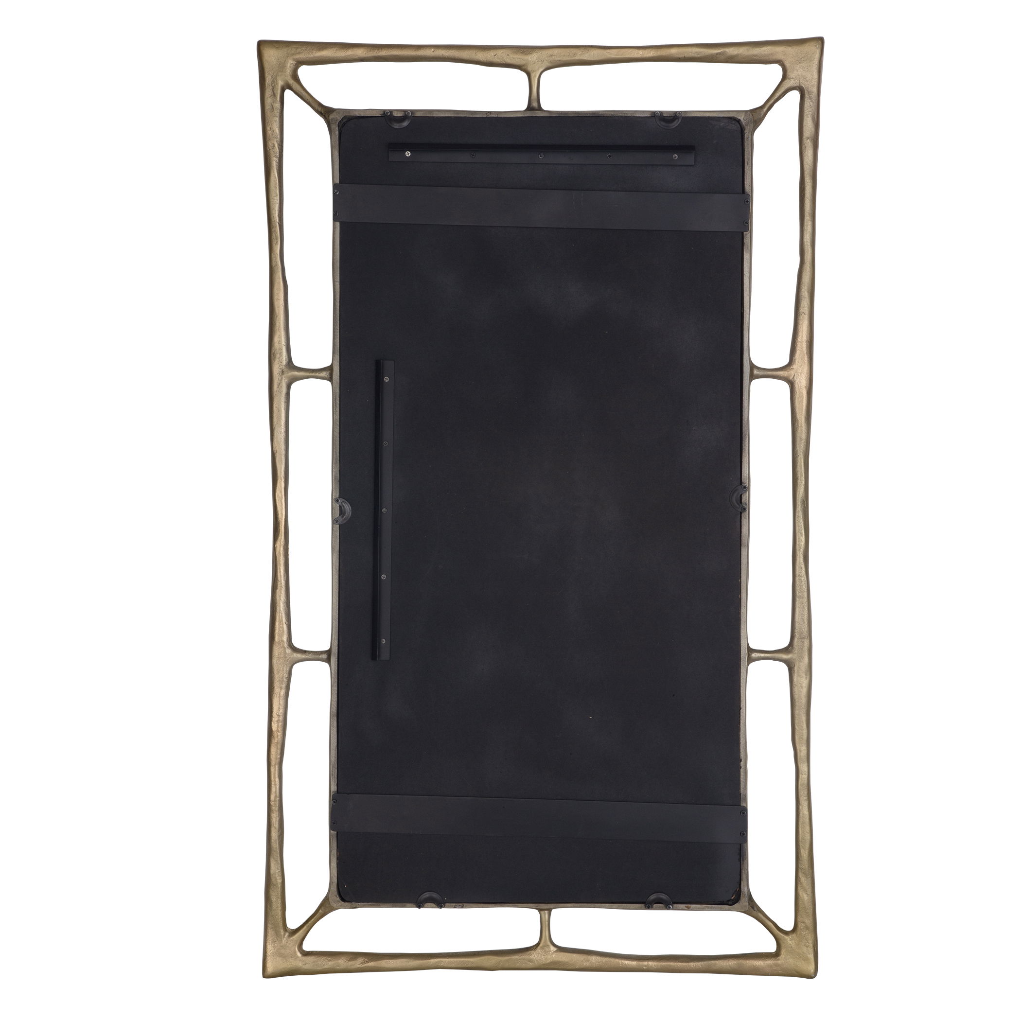 Felix Brass Rectangle Mirror, by Uttermost, 30" width x 50" height x 1.5" depth View 8