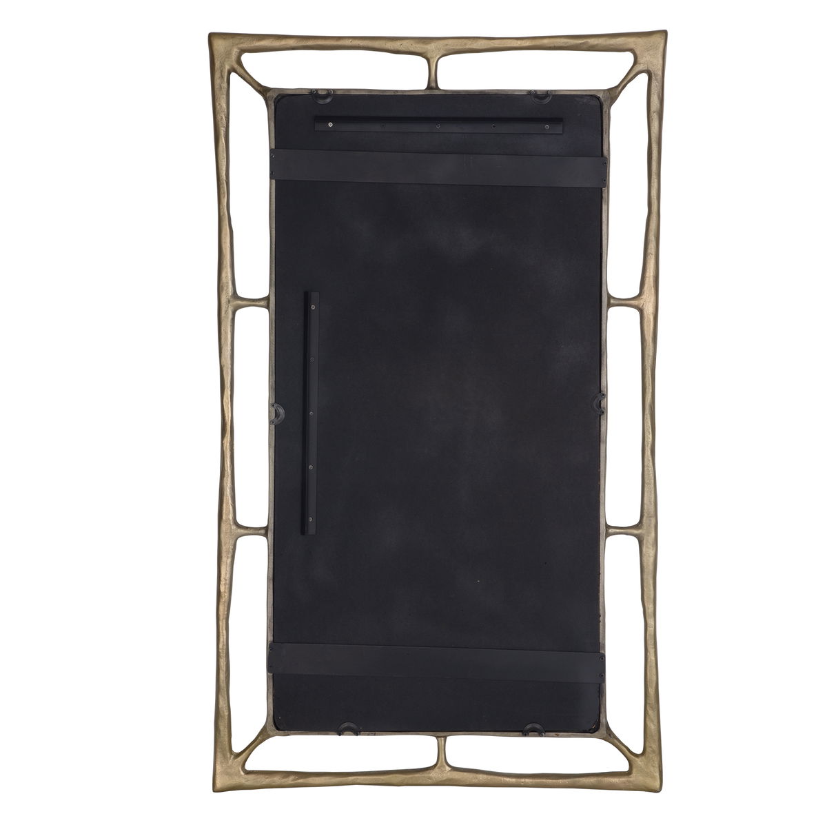 Felix Brass Rectangle Mirror, by Uttermost, 30" width x 50" height x 1.5" depth View 8