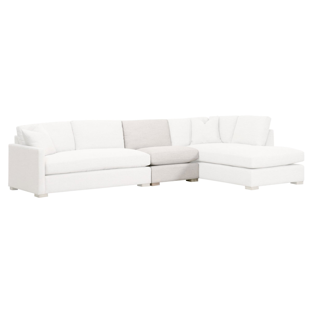 Clara Modular 1-Seat Armless Chair, Seating by Essentials for Living, 31.5" width x 34" height x 36" depth View 4
