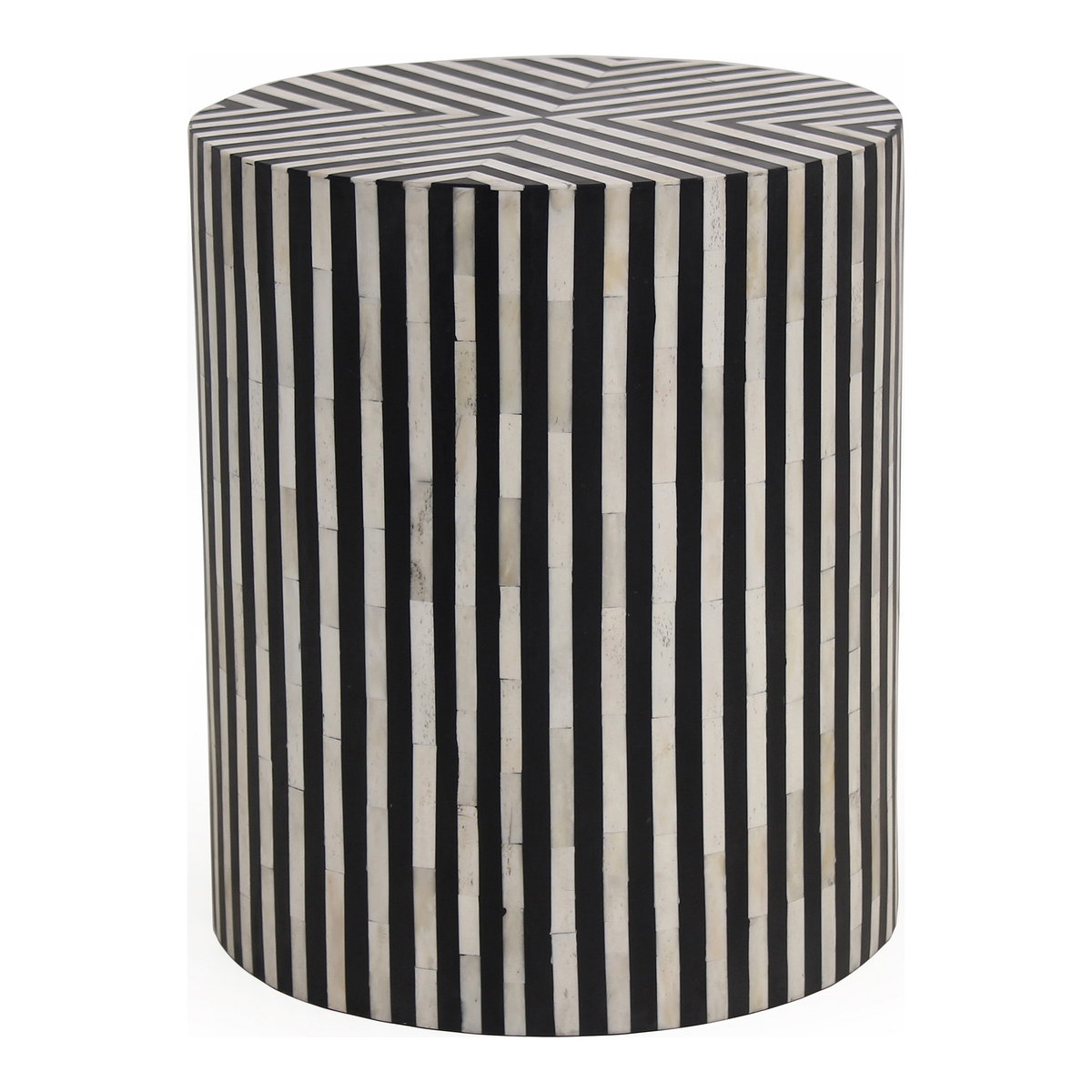 Chameau Side Table Black, Side & End Table by Moe's Home, 15" width x 18" height x 15" depth View 1