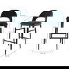 Roger Bar Stool Teal thumbnail 6
