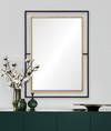 Gray Wall Mirror, by Renwil, 38" height x 1" depth thumbnail 5