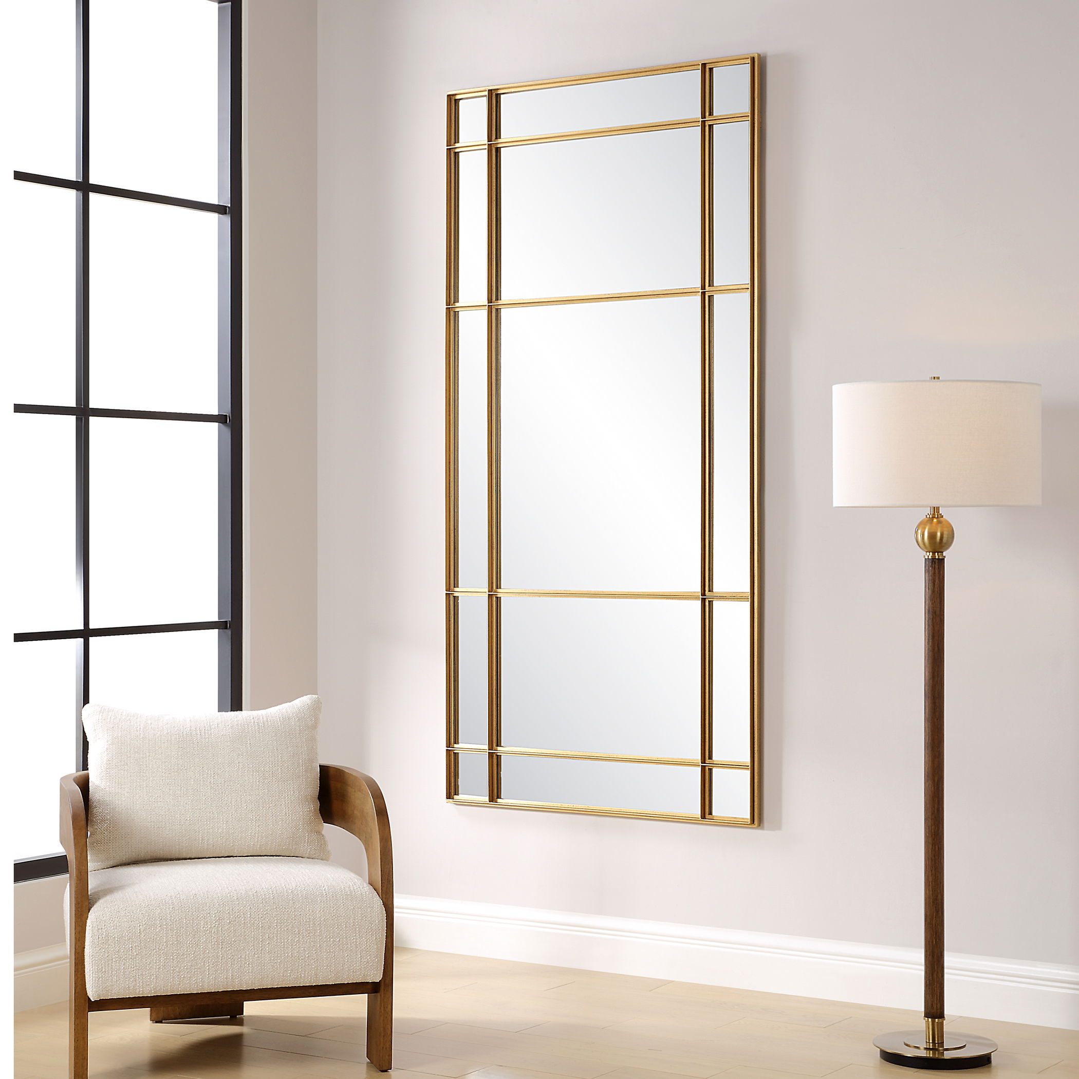 Spurgeon Gold Window Mirror large image 