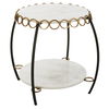 Chainlink White Marble Side Table thumbnail 4