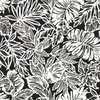Batik Tropical Leaf Black Peel & Stick Wallpaper, by York Wall, 16'6" length x 1'8.5" width x 0.02" depth thumbnail