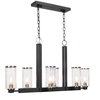 Jarsdel 6 Light Industrial Island Light, Pendant by Uttermost, 44.5" width x 25" height x 11.5" depth thumbnail 4