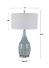 Rialta Coastal Table Lamp, by Uttermost, 1'5" width x 2'6.5" height x 1'5" depth thumbnail 3