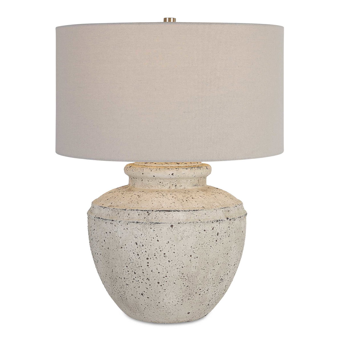 Artifact Aged Stone Table Lamp, by Uttermost, 18" width x 24.5" height x 18" depth View 1