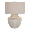 Artifact Aged Stone Table Lamp, by Uttermost, 18" width x 24.5" height x 18" depth thumbnail 1